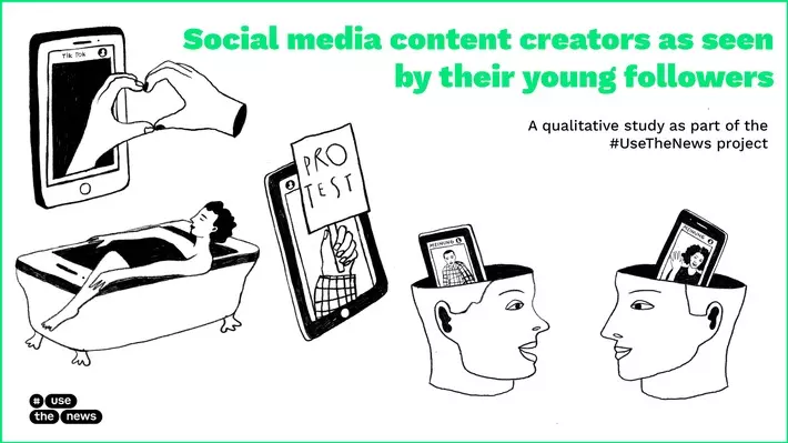 Study: "Social media content creators as seen by their young followers. A qualitative study as part of the #UseTheNews project" / Weiterer Text über ots und www.presseportal.de/nr/8218 / Editorial use of this picture is free of charge. 