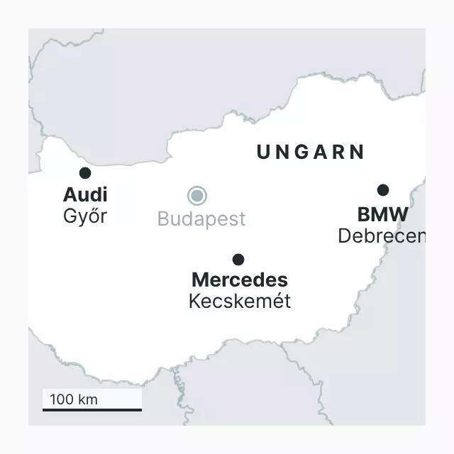 Deutsche Autobauer in Ungarn