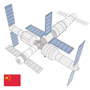 Chinas Raumstation Tiangong